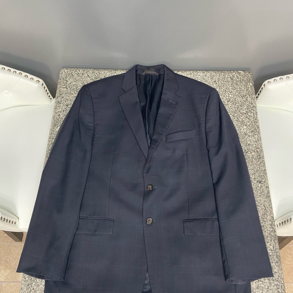 Vintage LAUREN RALPH LAUREN Navy Blue 2 Button Sport Coat 90’-Y2K Career